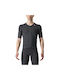 Castelli Tricou De Ciclism Pentru Bărbați Cu Mâneci Scurte Negru