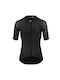 Assos Tricou De Ciclism Pentru Bărbați Cu Mâneci Scurte Negru