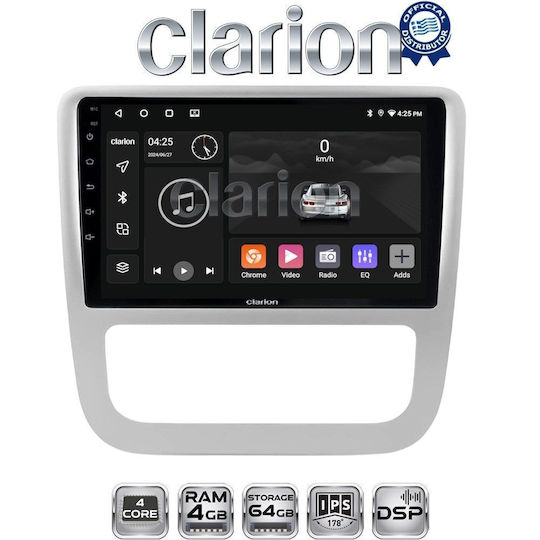 Clarion Ηχοσύστημα Αυτοκινήτου για Volkswagen Scirocco / Eos 2008 > 2013 (Bluetooth/USB/WiFi/GPS/Apple-Carplay/Android-Auto)