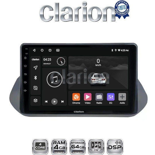 Clarion Ηχοσύστημα Αυτοκινήτου για Nissan Qashqai 2021 (Bluetooth/USB/WiFi/GPS/Apple-Carplay/Android-Auto)