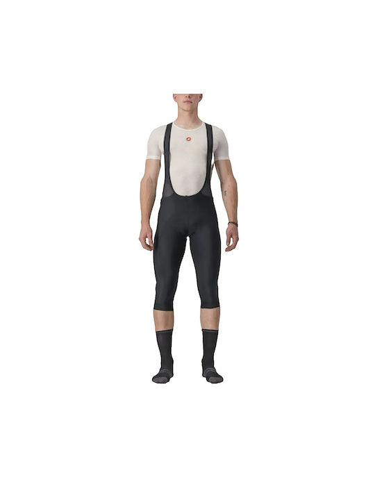 Castelli Pantaloni de Ciclism Pentru Bărbați cu Bretele Negri