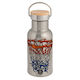Koupakoupa Koupakoupa Thermos Bottle Stainless Steel 350ml Silver with Mouthpiece Handle and Straw