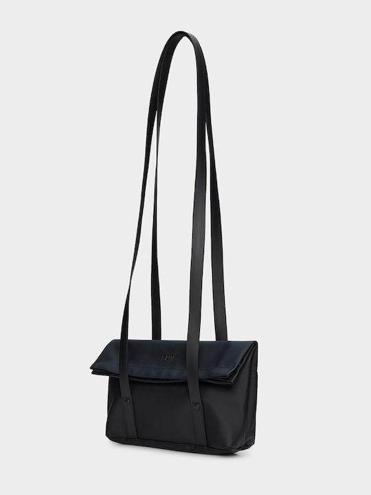 Fabric Women's Shoulder Bag Black