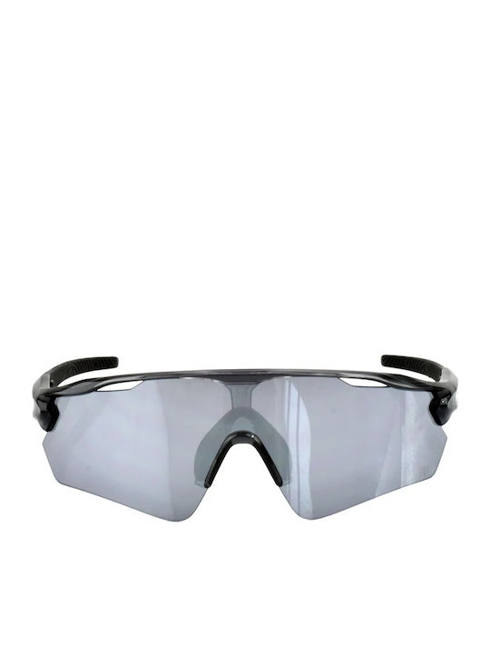 Red Raven Edge Unisex Sunglasses with Grey Fram...