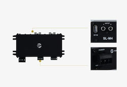 Sl-m4 Mini Class D Amplifier Rainbow 4 Channels