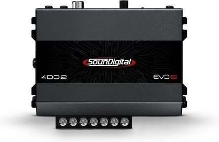 Soundigital Sd400.2-4 Evo6 Amplificator Auto Cu 2 Canale Clasa D 400w Rms 4 Ohm