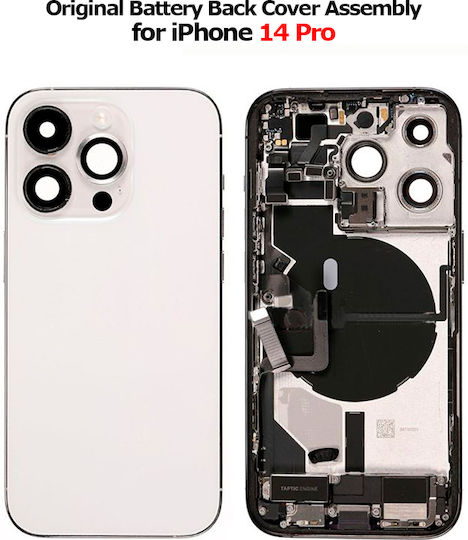 Original Batterie Rückabdeckung Assembly iPhone 14 Pro US Version Esim *Grad C*