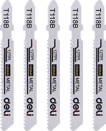 Deli DH-QJT012-E4 Blades for Metal 5 Pieces