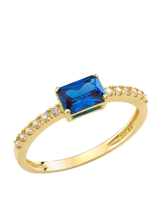 Ioannis Kosmima Women's Ring with Zircon from 9...