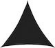vidaXL Triangle Black Shade Net 2m