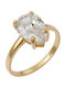 Single Stone Ring From 9K Gold