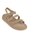 Women's Flat Sandals Flatforms Beige