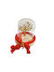 Kalliopi Silver Handmade Tabletop New Year's Lucky Charm Little Tree Gold Glass 2027