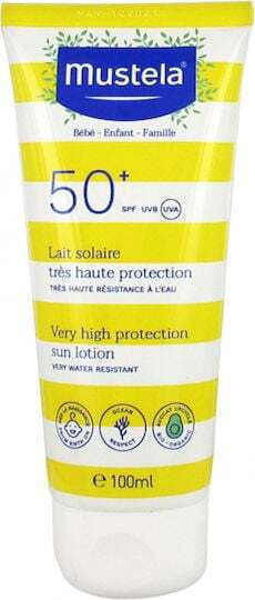 Mustela Very High Protect SPF50SPF50+ Waterproof Kids Sunscreen Emulsion 100ml
