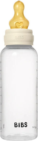 Bibs Plastic Baby Bottle Latex Anti-colic with Silicone Teat Beige 270ml