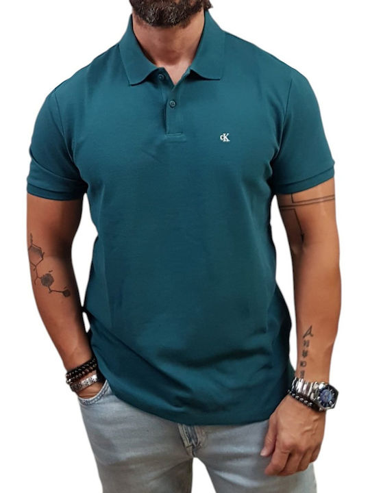 Calvin Klein Polo Blouse Petrol