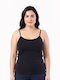 Negru Tricou Pentru Femei 6018B