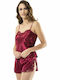 Primoda Summer Women's Pyjamas Set Bordeaux