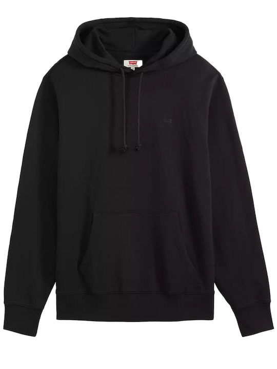 Levi's Original Original Φούτερ Mineral Black με Κουκούλα