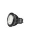 kelvo Metallic Recessed Spot with Built-in LED and Natural White Light White 5x5cm