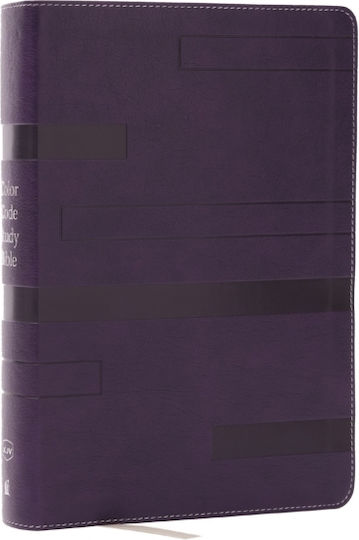 Color Code Study Bible, Revealing God's Truth Color By Color (kjv, Purple Leathersoft, Red Letter) - Thomas Nelson Publishers - Leather / Fine Binding