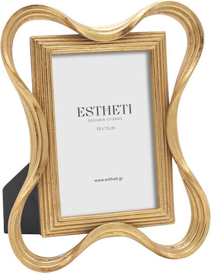 Polyresin Photo Frame With Yellow Frame