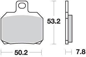 Sbs Brake Pads Kh266 Maxi Carbon Carbon Tech Black