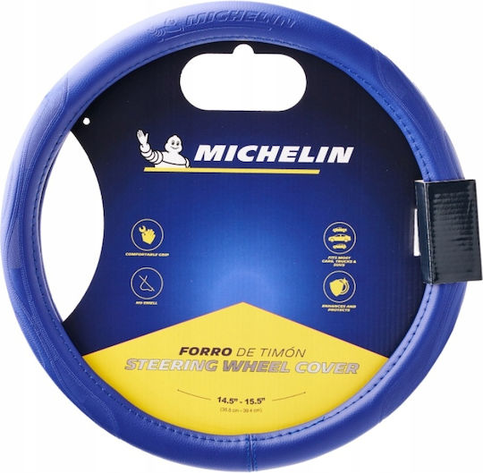 Michelin Michelin Auto Lenkradabdeckung Synthetisch Blau mit Blauer Naht