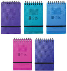 Snopake Spiral Notebook A7 60 Sheets with Rubber Band (Various Colours) 14324X Snopake Spiral Notebook A7 60 Sheets with Rubber Band (Various Colours) 14324X