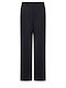 Women's Fabric Trousers Black