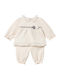Kids Sweatpants Set Beige