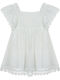 Lapin Weißes Taufkleid aus Spitze