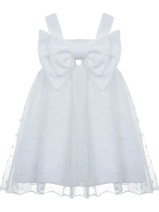 Lapin White Baptism Dress Made of Lace