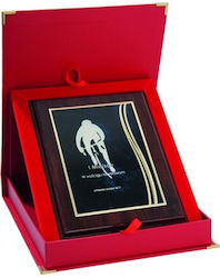 Plastic Diploma Engraved Metal Plate + Case
