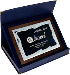 Plastic Diploma Engraved Metal Plate + Case