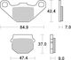 Tampoane De Frână Moto-master Nitro Phoenix 200 2x4