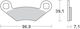 Τακάκια Φρένων Moto-master Brakepad Can Am Polaris