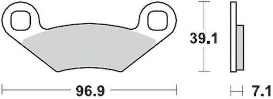 Τακάκια Φρένων Moto-master Brakepad Can Am Polaris
