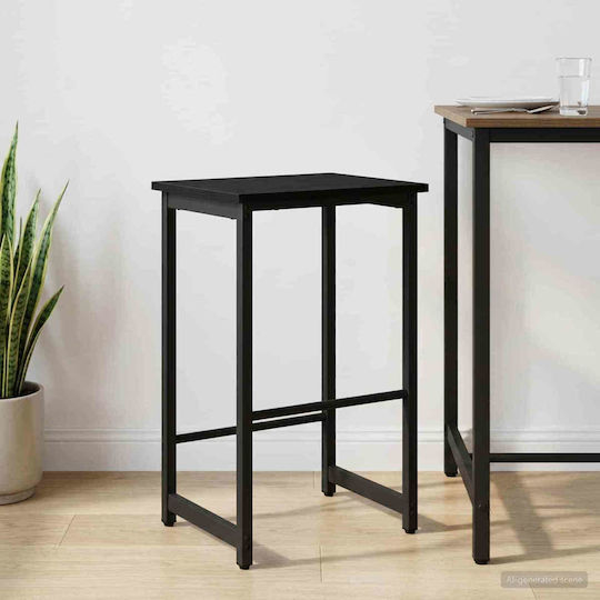 Barhocker Hölzernes Schwarze Eiche 40x32x64cm