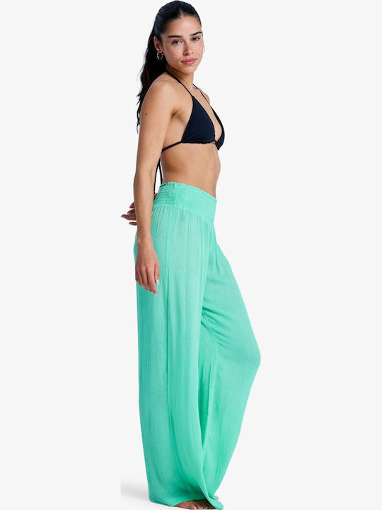 Roxy Women's Beachwear Pants in Green Color