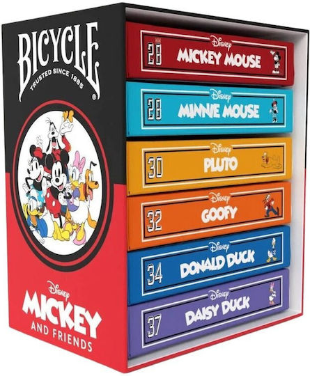 Bicycle Disney 6-deck Box Set Classic Mickey Friends