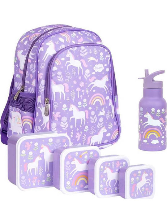 A Little Lovely Company Unicorn Dreams Set școl...