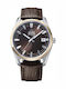 Orient Contemporary Мъжки Часовник Автоматичен с Кафява Кожена Каишка