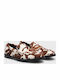 Leather Women's Loafers In Brown Colour