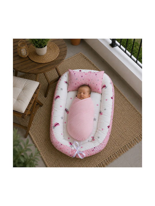 Kamtex Baby Perna Pentru Bebeluşi Nest Roz 40x64cm