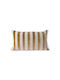 HK Living Velvet Brown Sofa Cushion 30x50cm