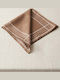 Men's Silky Beige Pocket Handkerchief