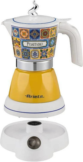Ariete Moka Electric Cafetieră Espresso 4 Căni 400W Alb
