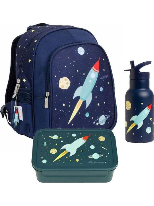 A Little Lovely Company Set școlar Space 16lt