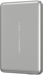 X-One Razor MagCharge 2 MagSafe Power Bank 5000mAh 20W mit USB-C Ausgangsanschlüsse Silber X-One Razor MagCharge 2 MagSafe Power Bank 5000mAh 20W mit USB-C Ausgangsanschlüsse Silber